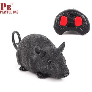 ElectricRC Animals pb borsa giocosa simulazione mouse Animali telecomandati interessante giocattolo elettrico stuzzicante gatto pet bambini 230906