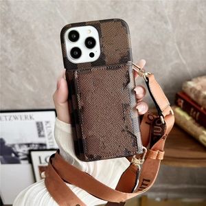 Projektant luksusowy portfel crossbody Portfel Telefon dla iPhone'a 15 15pro 15PROMAX 14PROMAX 14PLUS 13PROMAX 13PRO 12PRO 11PROMAX X XR XSMAX Fashion torebka torebka