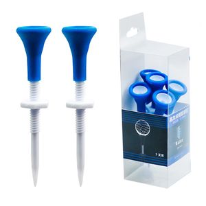 Golf Tees Blue Plastic Golf Tees A altura pode ser ajustada livremente Mais durável Golf Plastic Tees Acessórios de golfe para golfistas 5pcsbox 230907