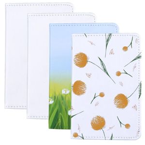 Other Office School Supplies 10pcs PU Sublimation Passport Holder Cover Blank Travel Wallet for Credit Cards Boarding Passes 230907