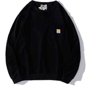 Designer Men's Hoodies Cool Moletons Kahart Carhart Sweater Clássico Bolso Tecido Etiqueta Fina Jaqueta Solta Design599ess
