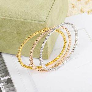 Choker 2023 Top Brand Pure Sterling Jewelry Luxury Rose Gold Beads Bangle Wedding Around Classic