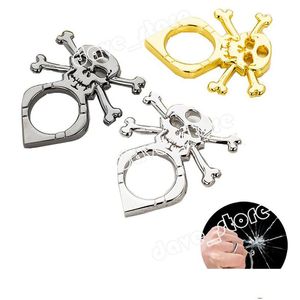 Party Favor Creative Skl Ring Mtifunctional Открытый Инструменты Самообороны Хип-Хоп Ожерелья С Подвесками Без Цепи Доставка Dhgarden Dhqed