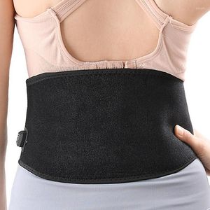 Taille Unterstützung Polyester Tuch SBR Lenden Gürtel Für Schmerzen Im Unteren Rücken Frauen USB Heizung Gym 3 Temperatur Modus