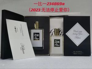 2023 novo perfume kilian 50ml amor, não seja tímido Não consigo parar de amar você Blue Moon Ginger Dash boa menina que deu errado para mulheres homens Spray parfum Tempo de longa duração Cheiro de alta qualidade