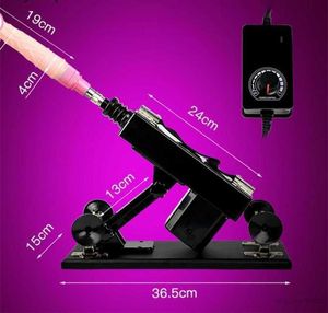 Adult Massager Powerful Automatic Pumping Female Sex Masturbation Machine Gun Toy for Women Hands Free Sm Pruducts Couple0KM8