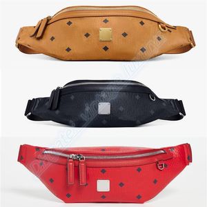 Luxury Fanny Packs Designer Bumbag MC Belt Bag Midjeväskor Gift Pochette Womens Men Bum Chest Sports Clutch Fashion Läderväska SHO196J