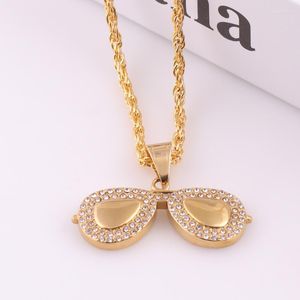 Colares de pingente moda mulheres ouro prata cor óculos óculos de sol colar frisado óculos corrente eyewears cordão titular pescoço cinta