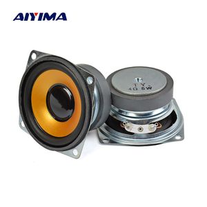 Portable Sers Aiyima 2st 4 Ohm 5W Audio Ser 25 Inch 66mm Full Range Rubber Cone Altavoz Square Loudser DIY Home Theater Sound System 230908