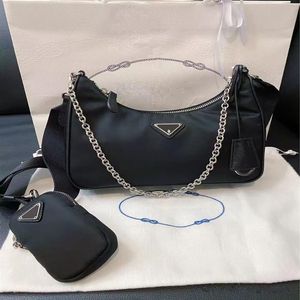 2005 3A Quality Luxurys Designer Counter Bag Woman Handbag Nylon Leather Tote Fashion Crossbody Cains Purese Mess207z