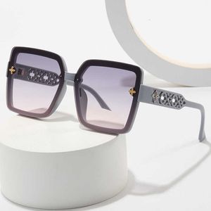 Sunglasses Polarized Women's Advanced Sense Large Frame Hollow out 2023 New Fashion Street Photo Summer UV Protection