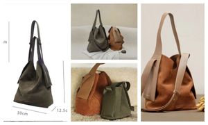 Сумки Songmont Bags 2023 новая модная сумка-ведро Song monts Замшевая сумка-тоут с ушами Дизайнерская сумка для ленивых пригородных поездов Большой емкости на одно плечо через плечо для женщин