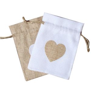 Present Wrap 10x13cm DString Pocket Storage Bag Rep Sack Christmas Valentines Day Decoration Drop Delivery Home Garden Festive Dhgarden Dhizt