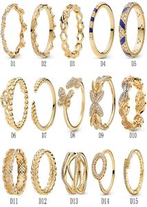 جودة عالية 100 ٪ 925 الفضة الاسترليني FIT RING المجوهرات الخاتم الذهب Vitality حبوب العسل عشاق الخاتم أزياء الأزياء خاتم الزواج للنساء 4798027