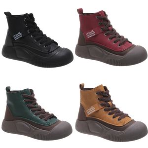 2023 Multi-colorido dentro aumentado sapatos casuais atléticos mulher preto amarelo vermelho verde treinadores ao ar livre