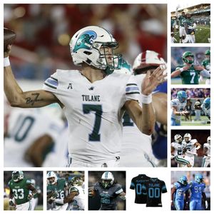 Tulane Green Wave Football Jersey 97 Maxie Baudoin Iv 88 Blake Gunter 68 Josh Remetich 40 Taylor Love 5 Keith Cooper Jr. 8 Iverson