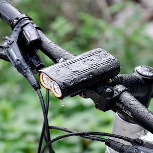 2000 люмен USB перезаряжаемый велосипедный фонарь MTB безопасный фонарик светодиодный велосипедный передний руль фонари 2 крепления Holder303F