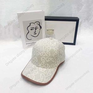 الإصدار العالي مصمم غطاء جديد Lowe Lettersed Printed Cap Cap Women Fashion Series Small Face Series Small