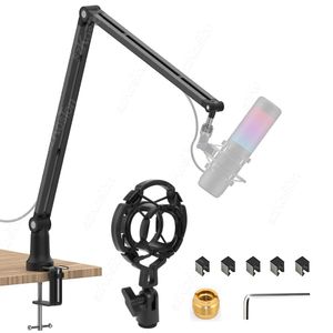 Belysningstudiotillbehör Justerbar metallmikrofonstativ för spelströmning USB -kondensor MIC Suspension Scissor Boom Arm A8 A6V K688 K669 K658 230908