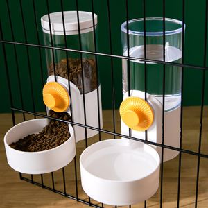 Forniture per piccoli animali Alimentatore automatico per animali Gabbia Ciotola sospesa Bottiglia d'acqua Contenitore per alimenti Dispenser per cuccioli Gatti Conigli Uccelli Prodotto per l'alimentazione 230907