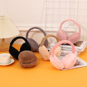 Cuffie antirumore Morbido peluche Scalda orecchie Cuffie invernali calde per donna Uomo Moda Tinta unita Paraorecchie Protezione dal freddo esterno Paraorecchie Copri orecchie 230907