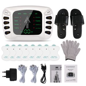 Portable Slim Equipment Electrostimulator Physiotherapy TENS Machines Eletric Compex Muscle Stimulator EMS Pulse Acupuncture Massager For Body Pads 230907