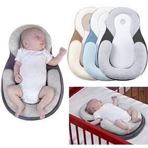 Travesseiro de cabeça antiexcêntrica para correção de bebês, almofada de posicionamento para dormir, anti-rolo, travesseiros planos, colchão infantil para bebês 2206223036