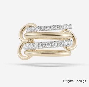 2023 Halley Gemini Spinelli Kilcollin Ringe Markendesigner Neu in edlem Schmuck Gold und Sterling Silber Hydra Linked Ring