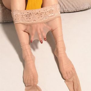 Frauen Socken Sexy 3D Nahtlose Strumpfhosen Strümpfe Sheer Niedrige Taille Glänzende Enge Öl Dance Tragen Erotische Dessous3365