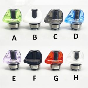 1 pz Poligono V1 Billet BB Box Acciaio inossidabile Acrilico DRIP TIP Accessori per serbatoi con giunto in paglia