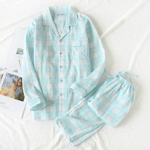 Women's Sleepwear See 2023 Chic Plaid Pajamas For Women Men Lazy Cazy Homewear Loung Wear Couple Pajams Sets Sexy Lingerie Outfits