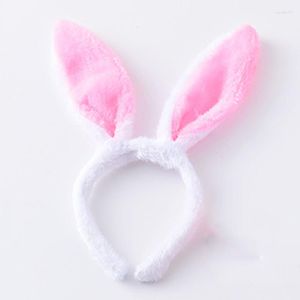 Festmasker grossistspel rekvisita rosa öron för tjej barn roliga pannband elastiska cosplay gratis storlek