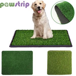 Canis Canetas Pet Toilet Training Pee Pad Respirável Artificial Simulação Lawn Dog Trainer Mat Portátil Durável Cães Gatos Potty Litter Rug 230908