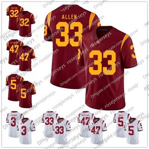 2023 USC Trojans Caleb Williams MarShawn Lloyd Tahj Washington Duce Robinson Smith-Schuster Bush Pittman Polamalu Seau Men Women Youth Football Jersey