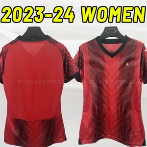 Women AC 23 24 Koszulki piłkarskie R. Lea Ibrahimovic Football Shirt 2023 2024 Giroud Tomori Tonali Bennacer Rebic origi de keteleere Milans Girl Home Away Away Away