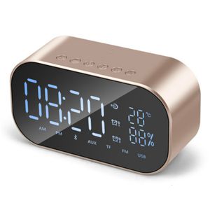 Portable Sers Yayusi Wireless Bluetooth Ser Mini Mobil Alarm Clock Small Audio Computer Car Subwoofer Stereo Sound 230908