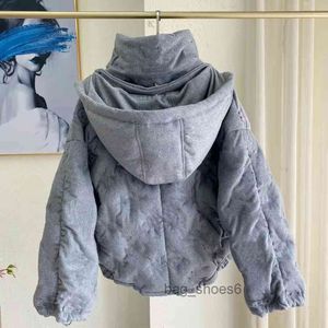 Men's Jackets Fall And Winter 2023 Women Hooded Down Jacket Jackets Styles Men Downs Caot For Unisex Couple Decorationss P Letter