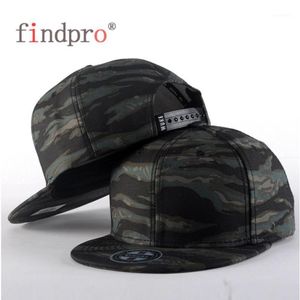 findpro камуфляжные кепки Snapback новые плоские регулируемые кепки в стиле хип-хоп для мужчин и женщин камуфляжная бейсболка Bboy стиль унисекс1293p