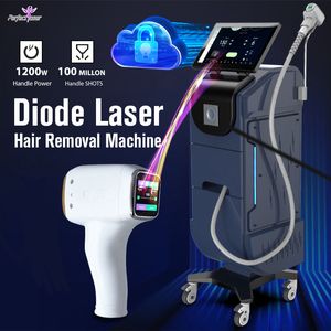 Macchina laser a diodi 808nm per rassodamento della pelle Professionale 808 Apparecchiatura per la rimozione dei peli Lazer permanente Diodo laser rimuove i capelli sulle gambe Linea bikini