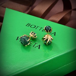 2024 Stud designer bottega Pendant emerald earrings senior classic small fragrant wind bvb earrings new clover earrings Golden and sliver veneta earrings