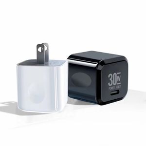 Carregador rápido portátil de carregamento rápido mini pd 30w adaptador de carregadores de telefone acessórios de celular para nós