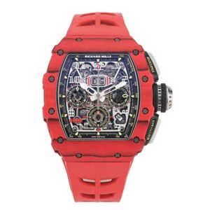 Orologio Richarmilles RM Orologi da polso automatici Meccanici Swiss Made Serie da uomo Red Devil Uomo Rm11-03 Data Timing Polso usato di lusso5BDYWN-48W9