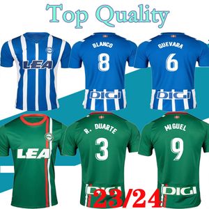 2023 Deportivo Alaves Soccer Jerseys 23 24 Home Away Third Jersey Cestenary Camiseta de Futbol Pere Pons Lucas Joselu Laguardia футбольные рубашки кальцио