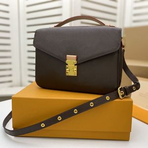 Hot Vintage handbag designer messenger bag Ladies metis handbags canvas Fashion shoulder bag Luxury crossbody bag zipper outer pocket soft bags 40780