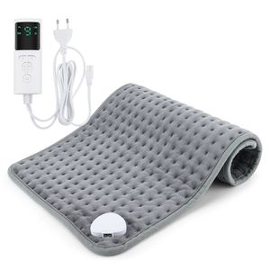 Massageador traseiro 58 / 29cm Terapia de almofada de aquecimento elétrica para corpo abdômen alívio da dor inverno aquecedor cobertor tapete de massagem térmica 230908