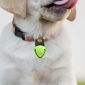 Collari per cani Campane in ottone per collare con ciondolo per animali domestici con portachiavi Collana per cani di gatto