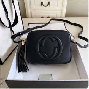 2023 Kvinnor Fashion Bag Famous Brand Designer Shoulder Bag Tassel Soho Bags Ladies Tassel Litchi Profil Women Messenger Bag 308364