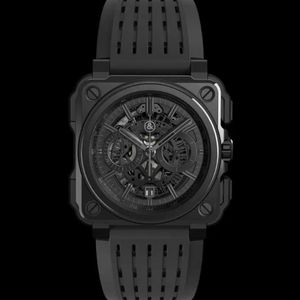 2022 modelo esporte pulseira de borracha quartzo sino relógio multifuncional luxo negócios aço inoxidável homem ross relógio pulso 012912