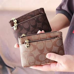 PVC zipper women designer coin purses lady short style fashion casual zero wallets no285245s