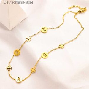 Pendant Necklaces designer necklace butterfly clover rope chain tennis luxury necklaces four leaf heart cuban link womens Q230908